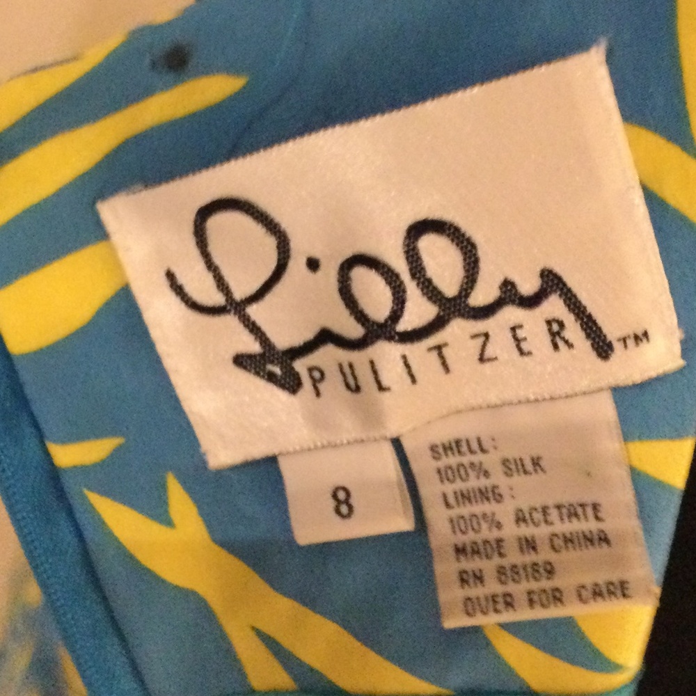 Lilly Pulitzer silk dress size 8 NWOT